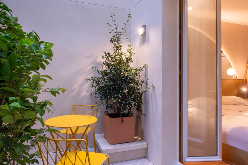 Terrasse privée chambre double
